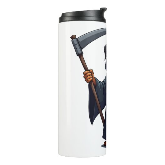 Grim Reaper Rottweiler Dog Thermosbeker (Gedraaid links)