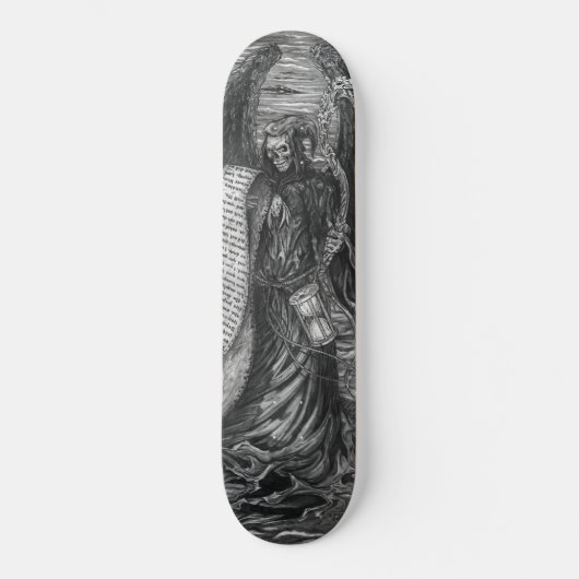 Grim Reaper Schaats Board Persoonlijk Skateboard (Voorkant)