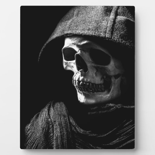 Grim Reaper Schedel Fotoplaat (Voorkant)