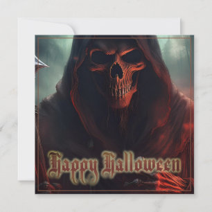 Grim Reaper Schedel Halloween Griezeld Kunst