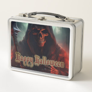 Grim Reaper Schedel Halloween Griezeld Kunst