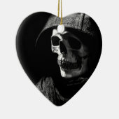 Grim Reaper Schedel Keramisch Ornament (Rechts)