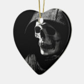 Grim Reaper Schedel Keramisch Ornament (Links)