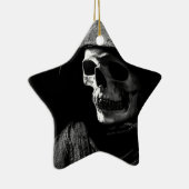 Grim Reaper Schedel Keramisch Ornament (Rechts)