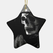 Grim Reaper Schedel Keramisch Ornament (Links)