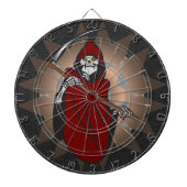 Grim Reaper schedeldartboard Dartbord (Voorkant)