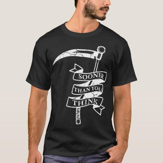Grim Reaper Scythe Grim Reaper Fan T-shirt (Voorkant)