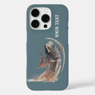 Grim Reaper Scythe iPhone 16 Pro Hoesje. Hoesje