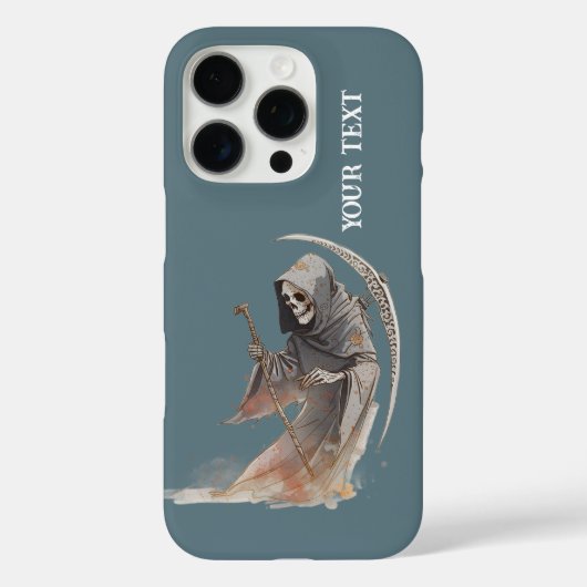 Grim Reaper Scythe iPhone 16 Pro Hoesje. Case-Mate iPhone Case (Achterkant)