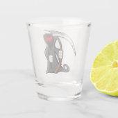 Grim Reaper Shot Glass Glas (Achterkant)