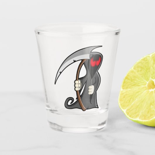 Grim Reaper Shot Glass Glas (Voorkant)