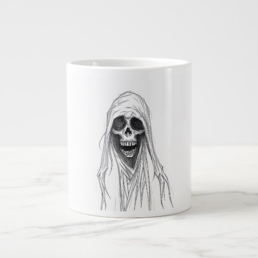 Grim Reaper Skelet Grote Koffiekop (Voorkant)