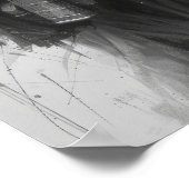 Grim Reaper Skelet met Assault Rifle Poster (Hoek)