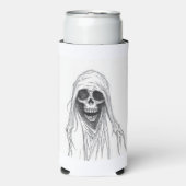 Grim Reaper Skelet Seltzer Blikjeskoeler (Seltzer Voorkant)