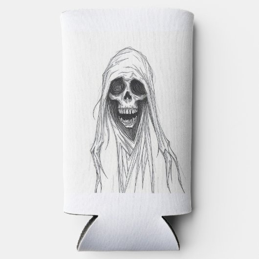 Grim Reaper Skelet Seltzer Blikjeskoeler (Voorkant)