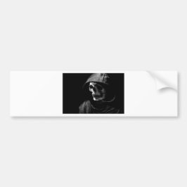 Grim Reaper Skull Bumpersticker