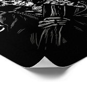 Grim Reaper Skull Death Scythe Dead Gothic Horror Poster (Hoek)