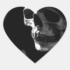 Grim Reaper Skull Hart Sticker