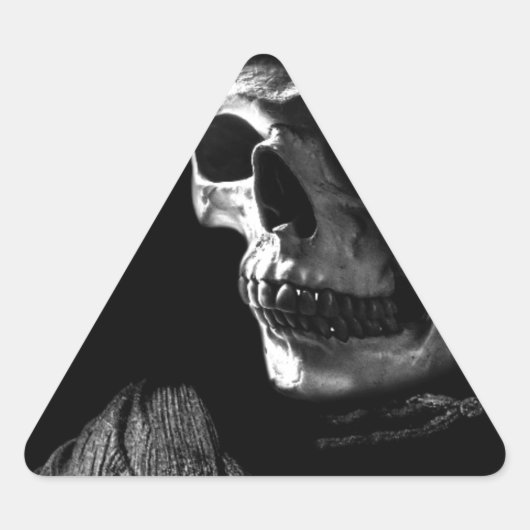 Grim Reaper Skull Sticker (Voorkant)