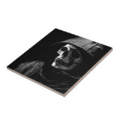Grim Reaper Skull Tegeltje (Zijkant)