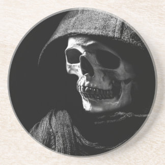 Grim Reaper Skull Zandsteen Onderzetter