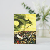 Grim Reaper Sky briefkaart (Staand voorkant)