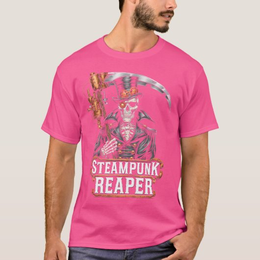 Grim Reaper Steampunk Death God Gears Top Hat Sic (Voorkant)