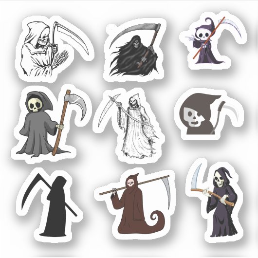 Grim Reaper stickers (Voorkant)