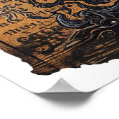 Grim Reaper  stijl Halloween krant Poster (Hoek)