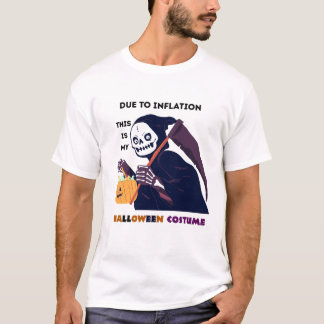 Grim reaper t-shirt ontwerp met textuur.