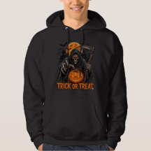 Grim Reaper Trick or Treat Enge Halloween Pompoen