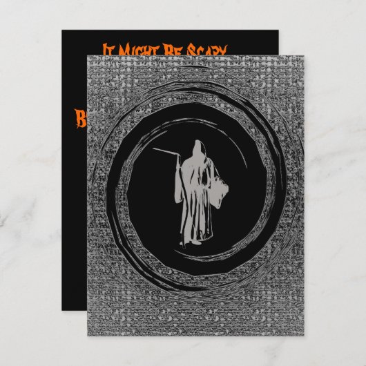 Grim Reaper uitnodiging (Voorkant / Achterkant)