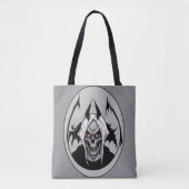 Grim Reaper van de Blazing Eye Full Print Canvas t Tote Bag (Voorkant)