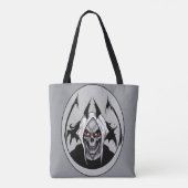 Grim Reaper van de Blazing Eye Full Print Canvas t Tote Bag (Achterkant)