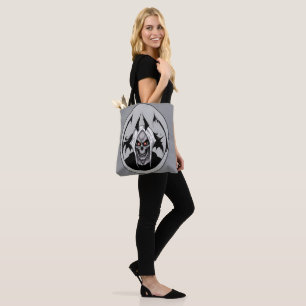 Grim Reaper van de Blazing Eye Full Print Canvas t Tote Bag