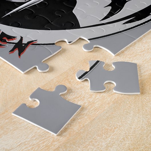 Grim Reaper van de Blazing Eyes puzzel Legpuzzel (Zijkant)