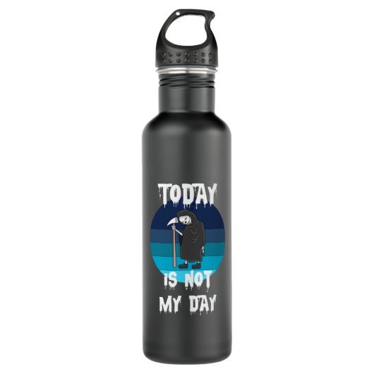 Grim Reaper - Vandaag is het niet mijn dag Waterfles (Voorkant)