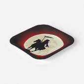 Grim Reaper - volle maan Papieren Bordje (Gebogen)