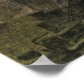 Grim Reaper wacht met Scythe Poster (Hoek)