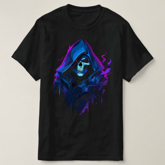 Grim Reaper wacht op de dood T-shirt (Design voorkant)