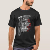 Grim Reaper Week Todo List Mondie Tuesdie Wednessd T-shirt (Voorkant)