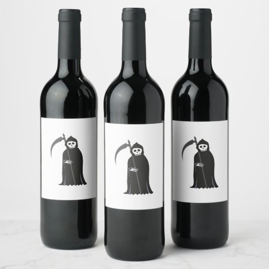 Grim Reaper Wijn Etiket (Flessen)