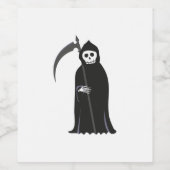 Grim Reaper Wijn Etiket (Enkel label)