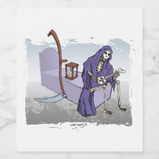 Grim Reaper Wijn Etiket (Enkel label)