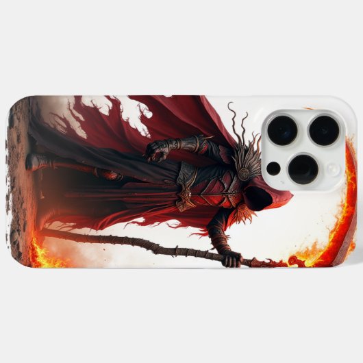 Grim Reaper zeef het printen van de iPhone case (Achterkant (horizontaal))