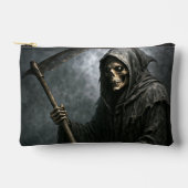 Grim Reaper Zippered Bag with Graveyard Design Etui (Voorkant)