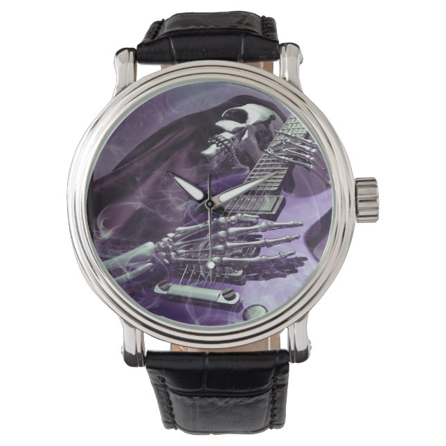 Grim Reaper's gitaar polshorloge Horloge (Voorkant)
