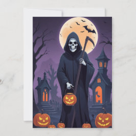 Grim Reaper's Greetings - Halloween Wenskaart Feestdagenkaart