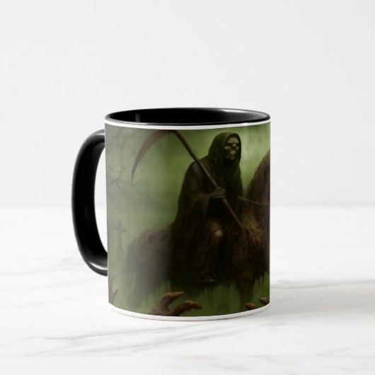 Grim Rider Coffee Mug Mok (Voorkant links)