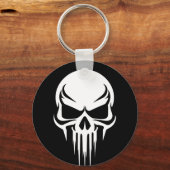 Grim Specter Dripping Skull Graphic Sleutelhanger (Voorkant)